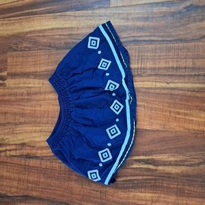 Gymboree Navy Blue With Designs on Bottom With Stretchy Waistband Skirt